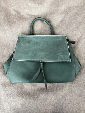 Moda Luxe Green Satchel